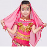 Voile de tête de danse orientale enfant fuschia