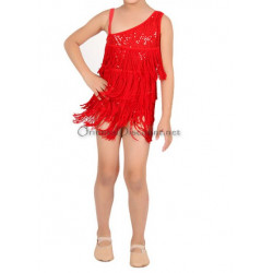 robe danse rouge