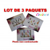 Lot de 3 paquets de Bindis autocollants couleur