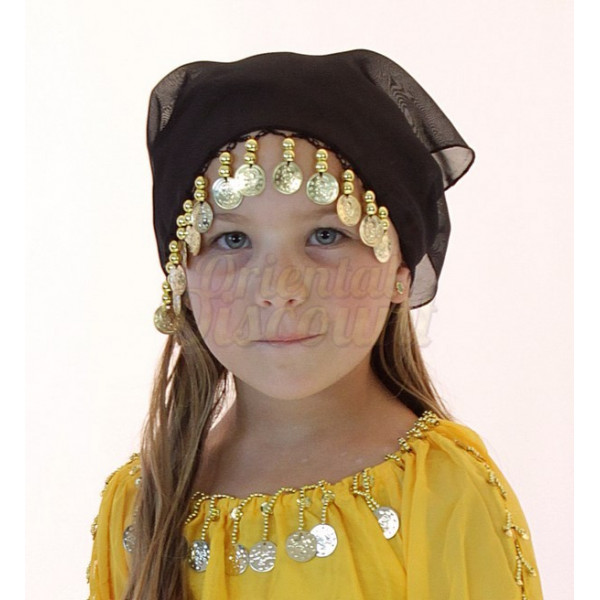 Costume danse orientale enfant avec foulard