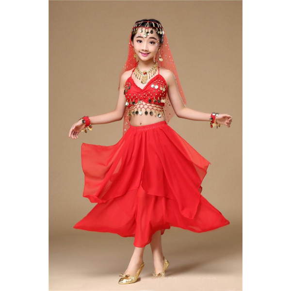 Costume oriental pour fille 5 - 6 ans - Déguisement fille - v59199