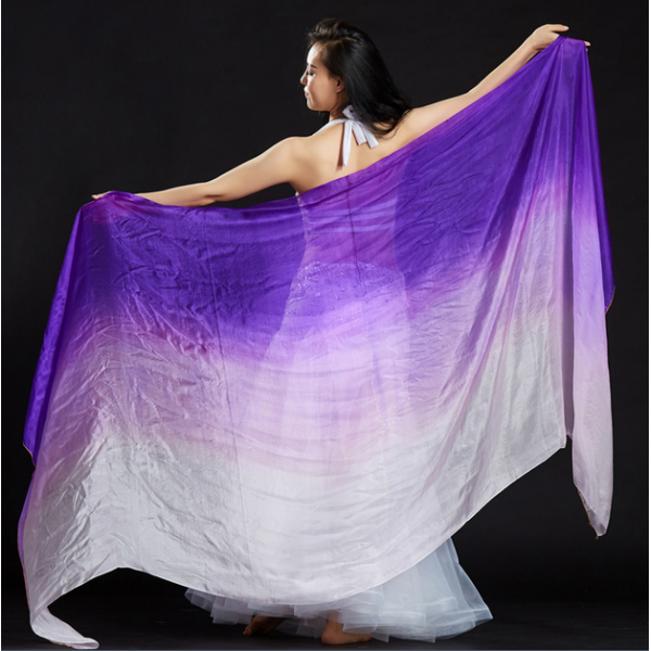 Voile de danse en soie - Promo voile rectangulaire