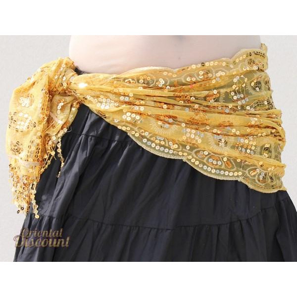 Foulard noir et doré - 15€ - Vide armoire - Danse Orientale
