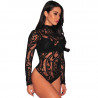 Body de danse arabesque velours