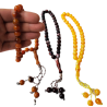 Chapelet Tasbih 33 grains marbré translucide