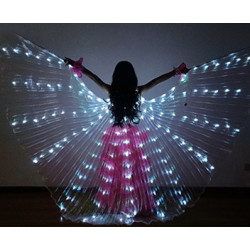 Accessoires de danse du ventre à LED pour enfants, accessoires de