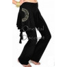 Pantalon de cours de danse orientale noir